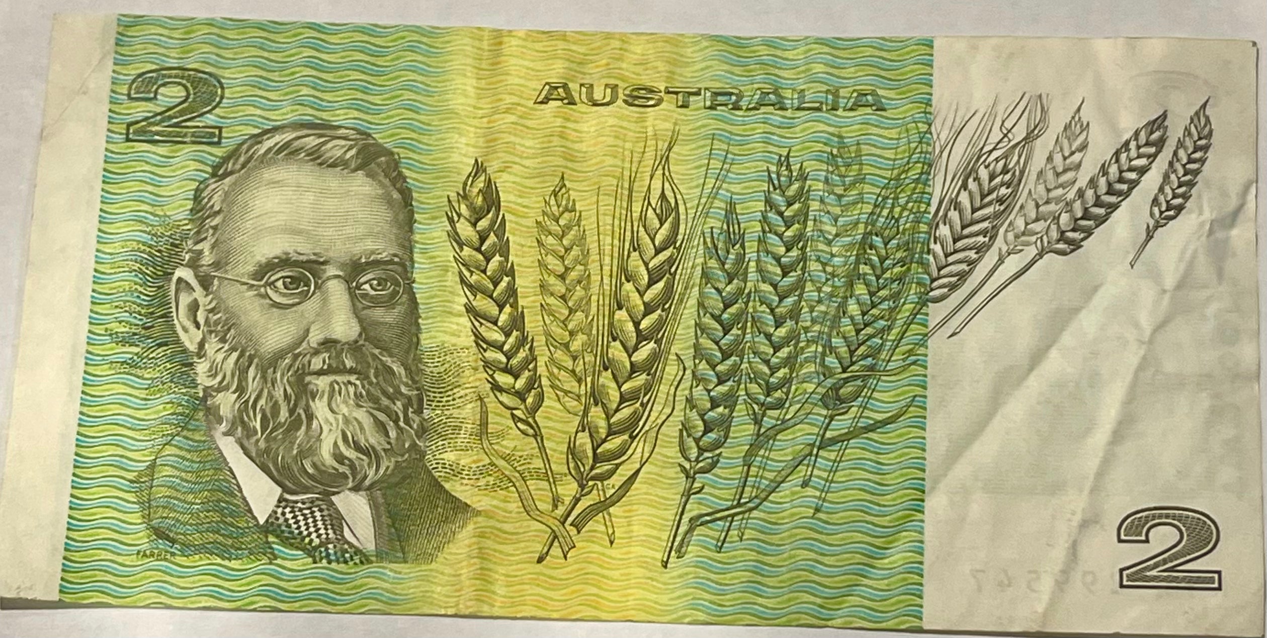 Australia 1985 2 Dollars P-43 Used World Banknote